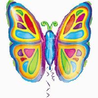Butterfly helium shaped balloon