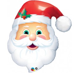 Large Santa foil shape balloon