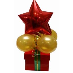 Christmas star box centrepiece