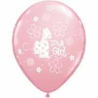 It's a a girl latex balloon