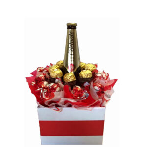 Crown and chocolate box