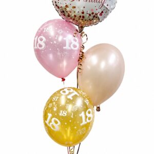 Age Bouquet with foil balloon