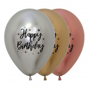 Reflex metallic balloon