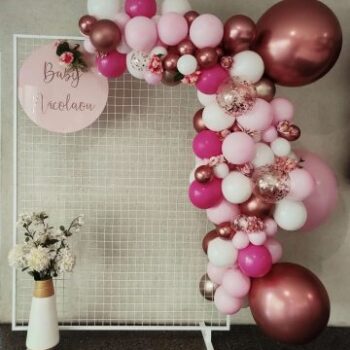 White square mesh wall hire