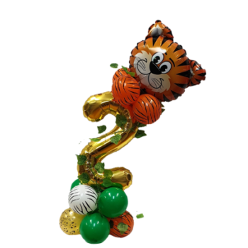 Jungle table decoration